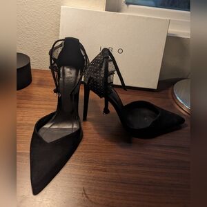 IRO Black Heels with Studded Detail